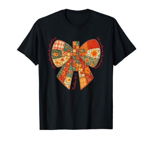 God is Within Her She Will Not Fall Coquette Christian Tee T-Shirt
