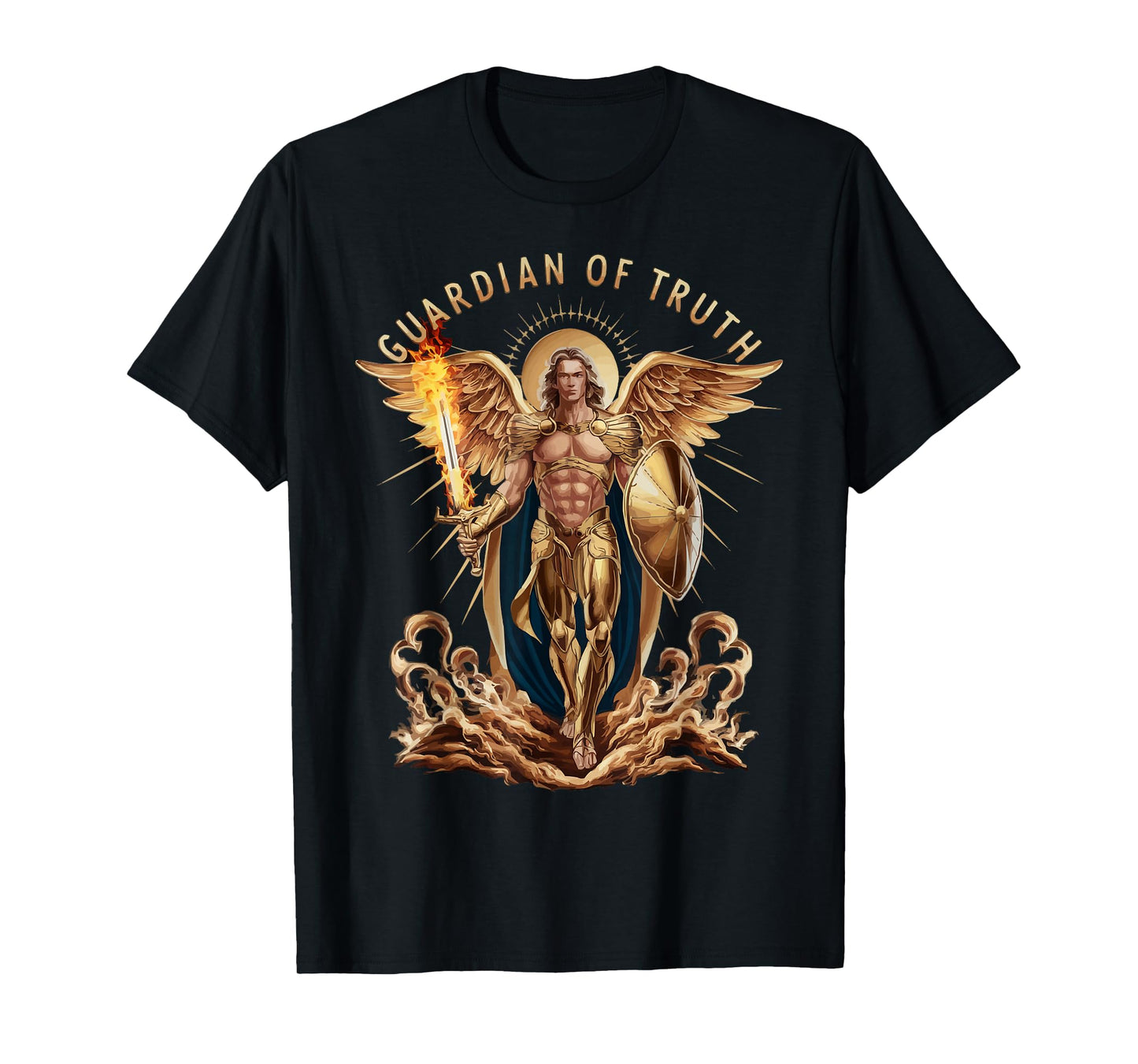 Archangel Michael Catholic Christianity Guardian Angel T-Shirt