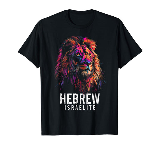 Hebrew Israelite Lion Of Judah Tribe YHWH Jew Jewish Yah T-Shirt