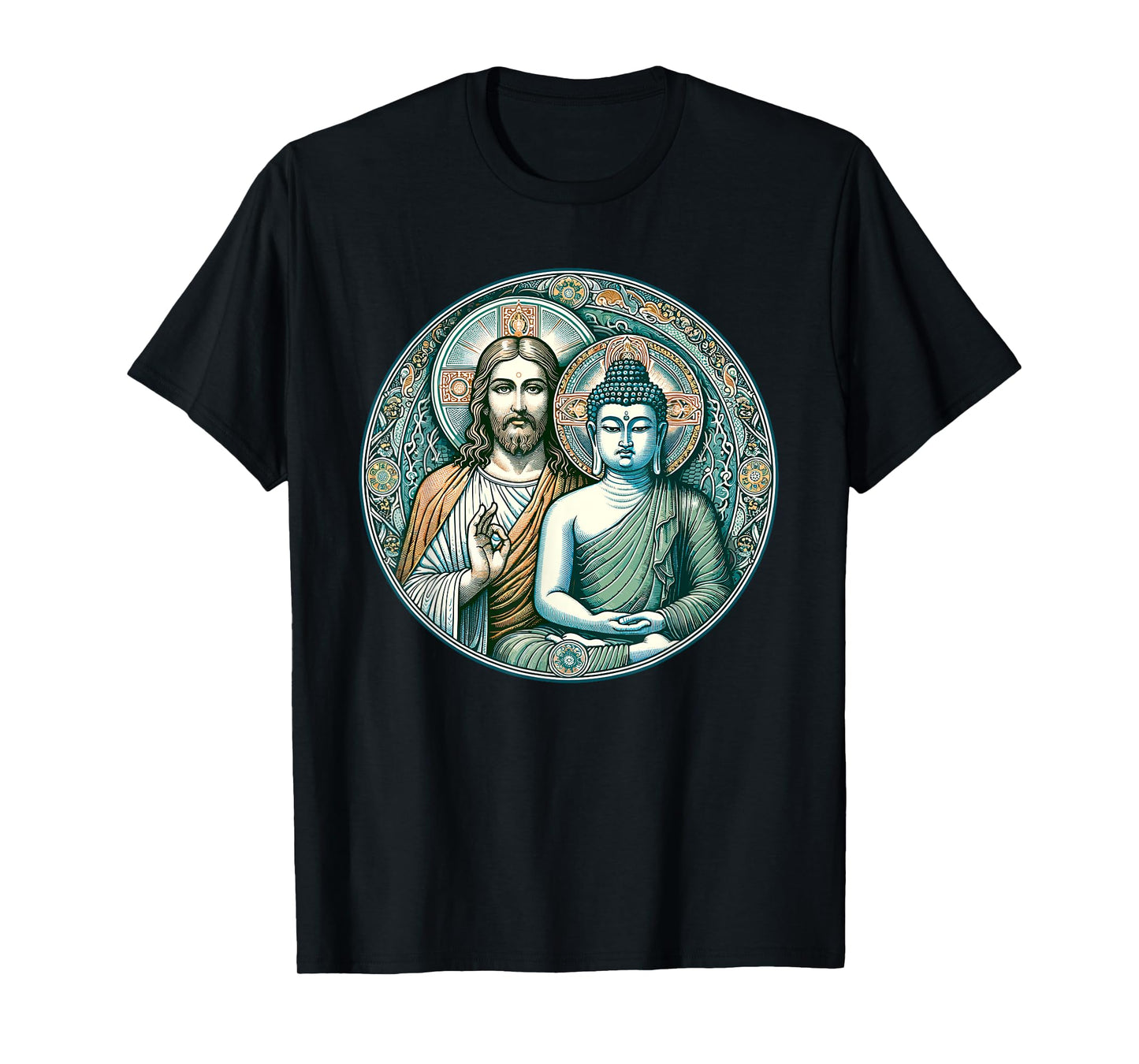 Buddha and Jesus Christ T-Shirt