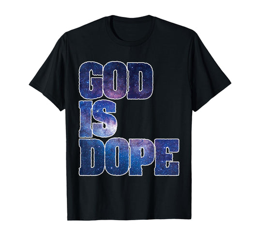 Spiritual Galaxy Themed Religious Christian Believer T-Shirt