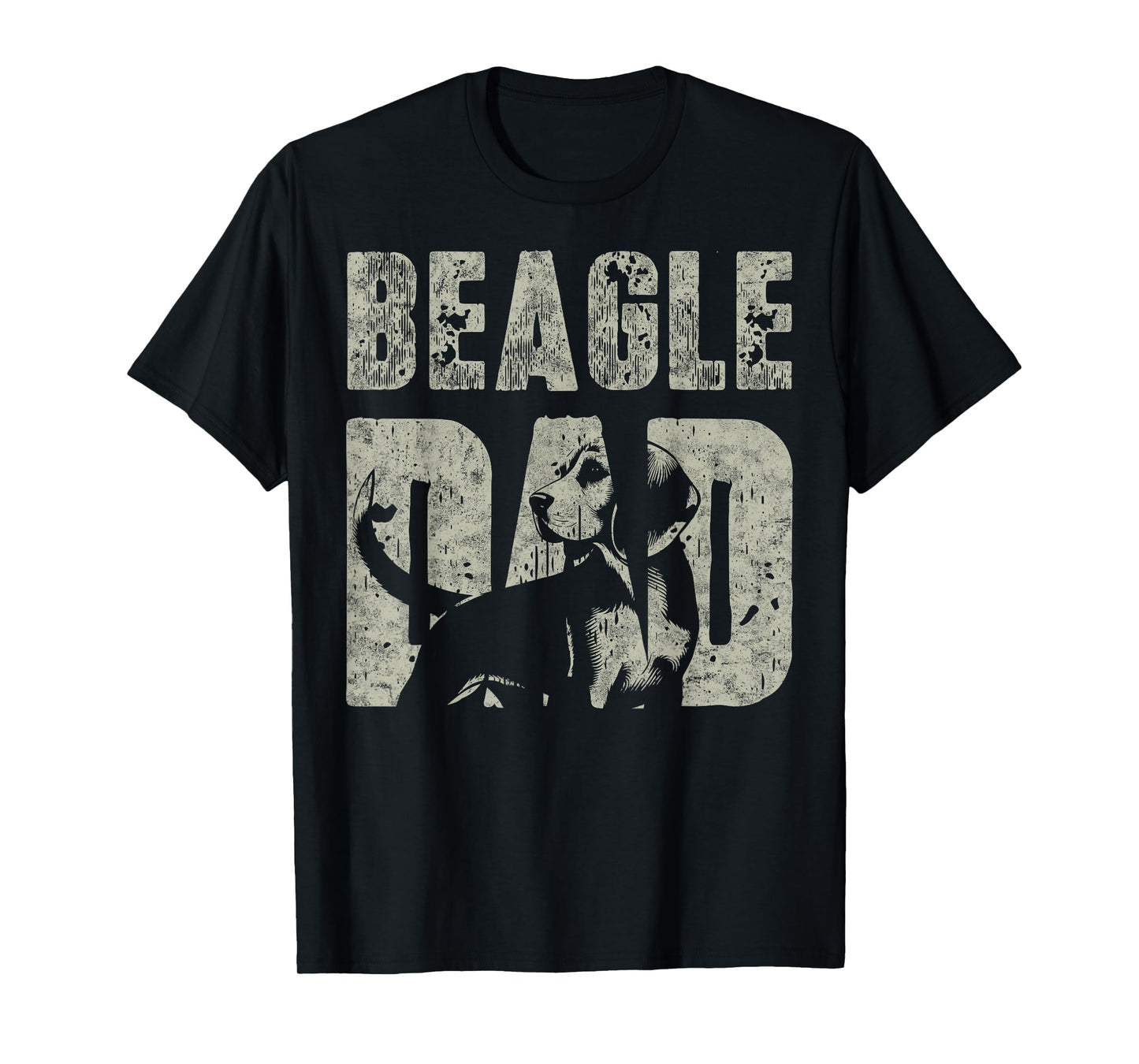 Beagle Dad Vintage Father's Day Grandpa Dog Lover Dog Dad T-Shirt for Men Women