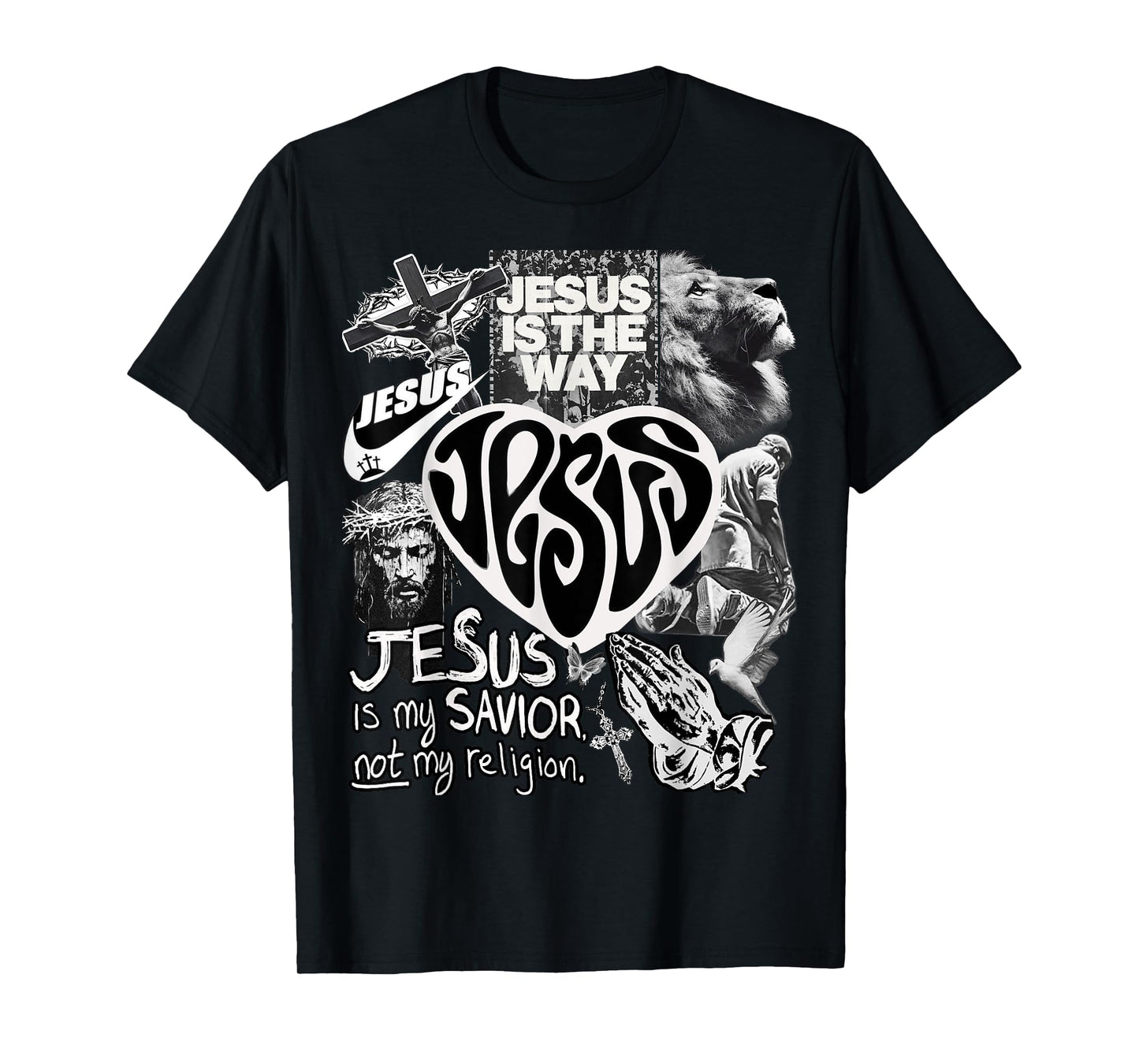 Jesus is The Way Christian Bible Verse God Faith Mens Womens T-Shirt