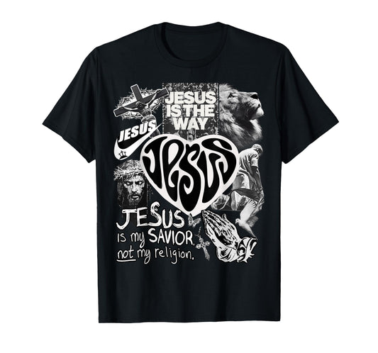 Jesus is The Way Christian Bible Verse God Faith Mens Womens T-Shirt