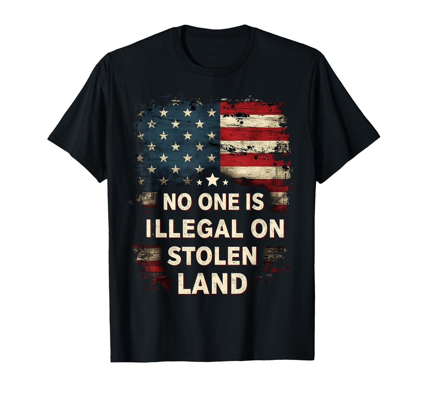 Native Americans No One Is Illegal on Stolen Land T-Shirt