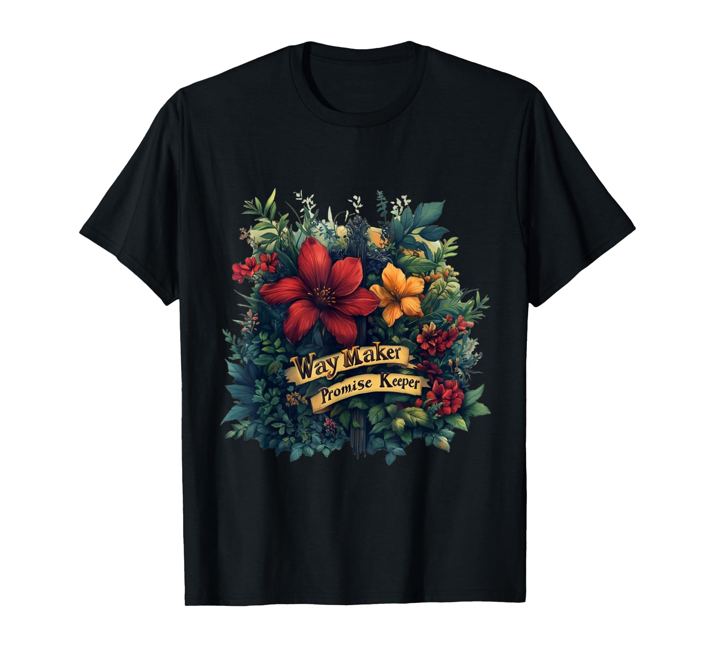 Way Maker Promise Keeper Miracle Worker Waymaker Christian T-Shirt