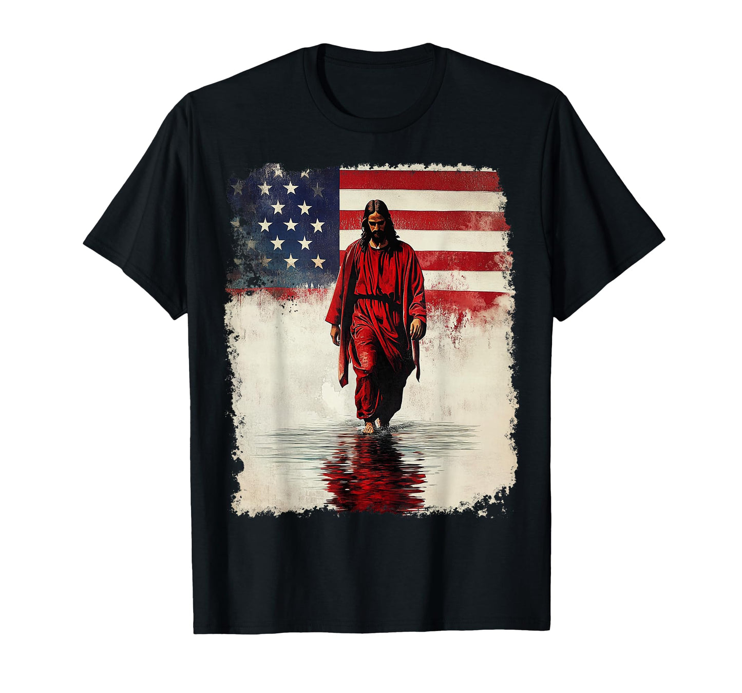 American Flag Jesus T-Shirt