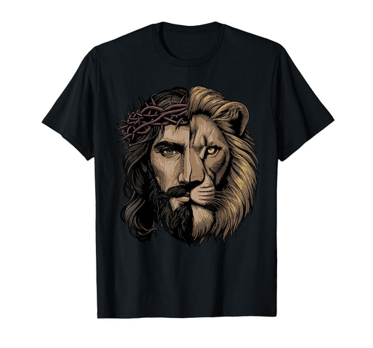 Jesus Shirt Christian Inspiration Jesus Lion Of Judah T-Shirt