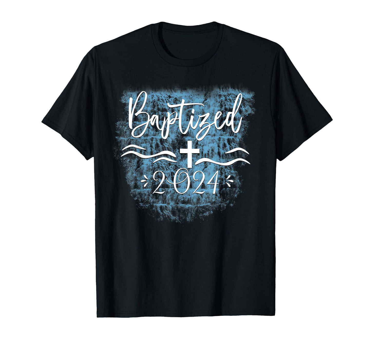 2024 Christian Baptism Christ Baptized Church Group T-Shirt