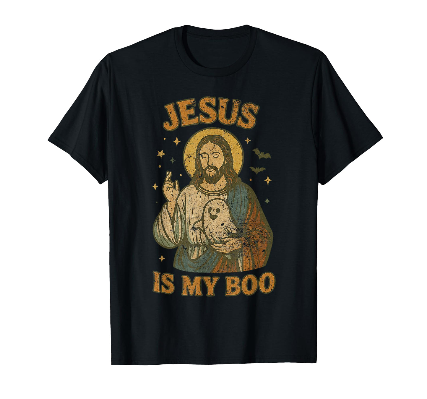 Jesus is My Boo Funny Christian Vintage Halloween 90's Retro T-Shirt