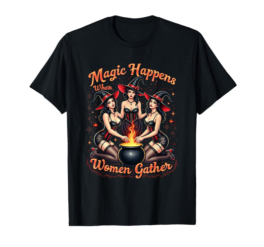 God Forbid Women Have Hobbies Halloween Spooky Season Witch T-Shirt