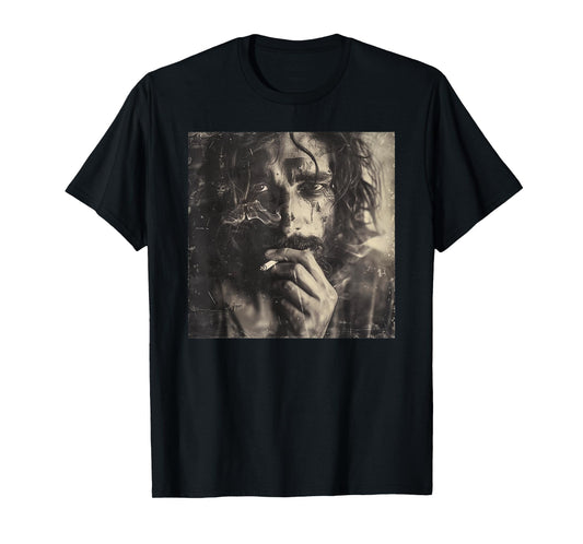 Cooler Jesus Christ Smokes, Resistance, Rebellious Jesus T-Shirt