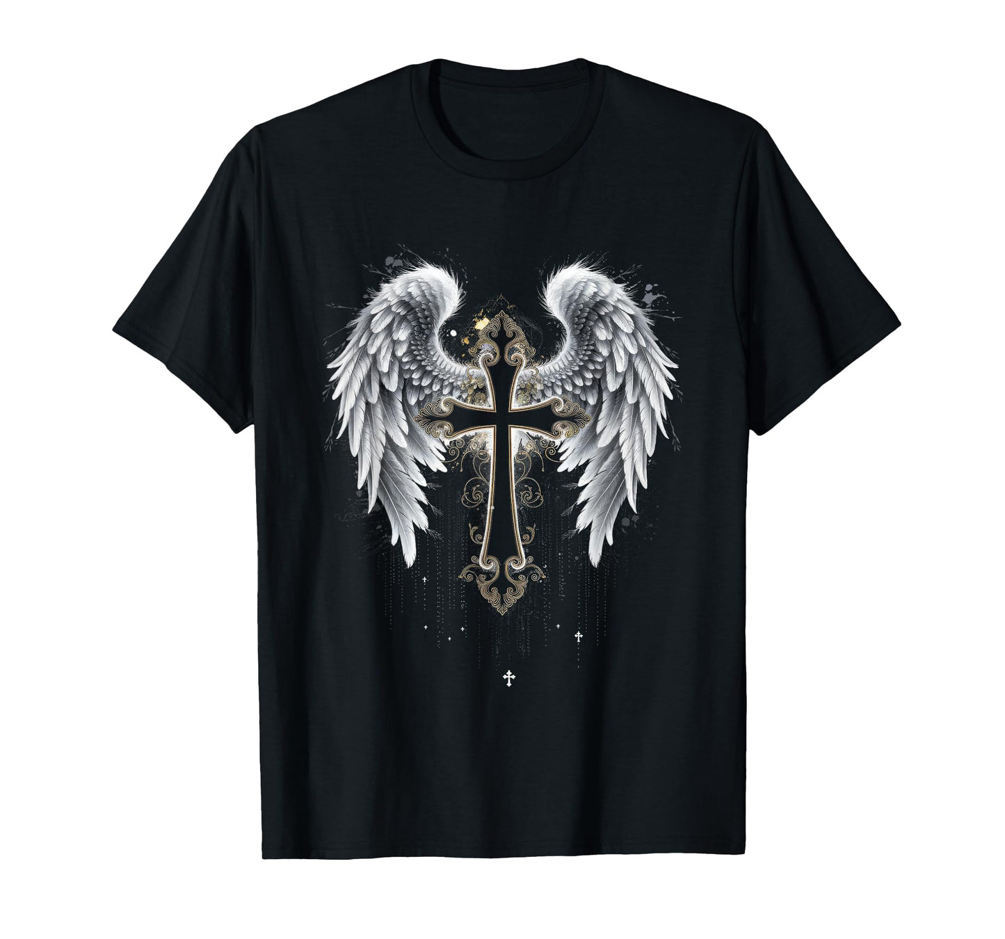 Jesus Cross Christian Angelic Wings Angel wings T-Shirt