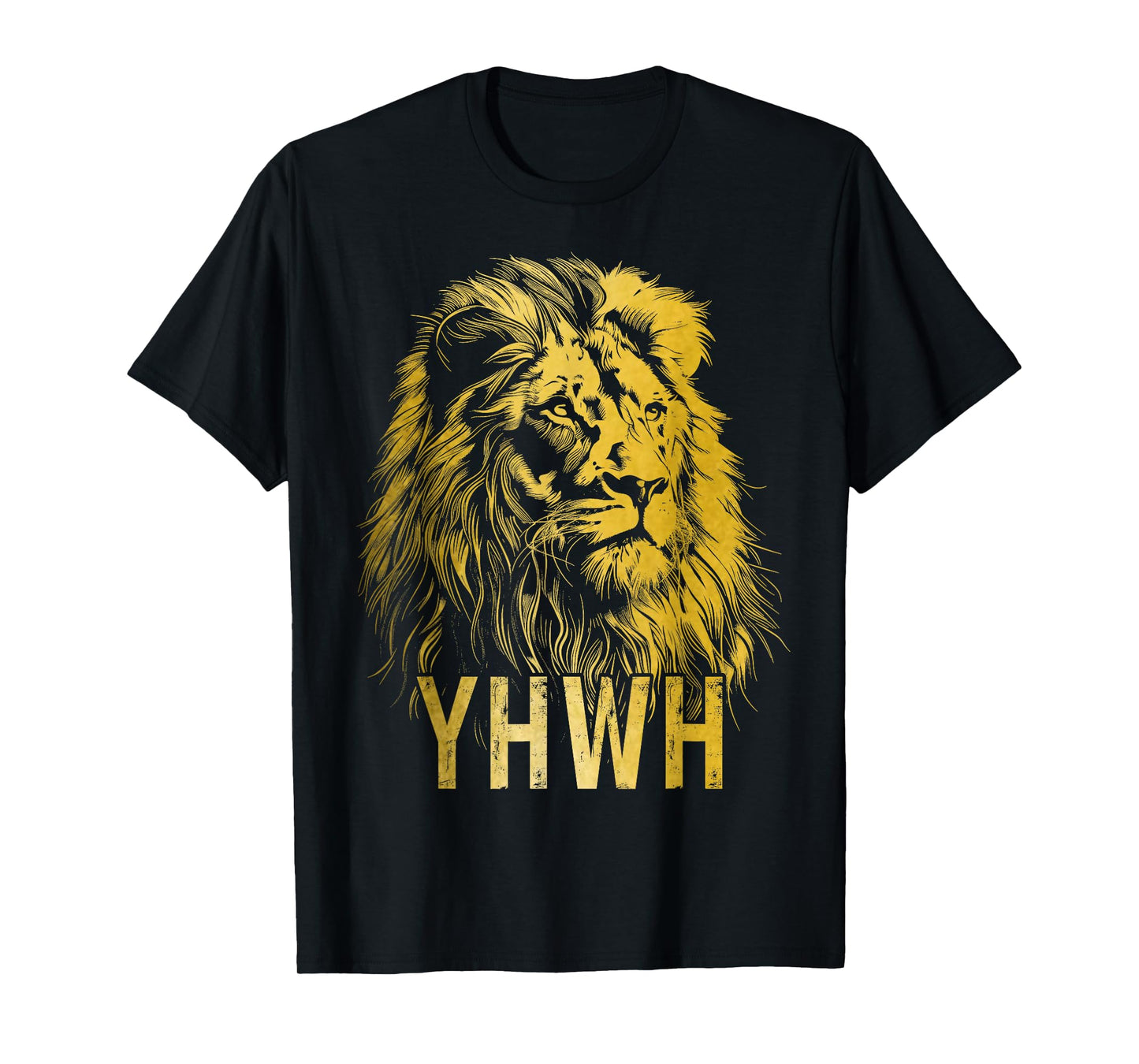 YHWH Hebrew Israelite Lion Of Judah Tribe Jew Jewish Yahweh T-Shirt