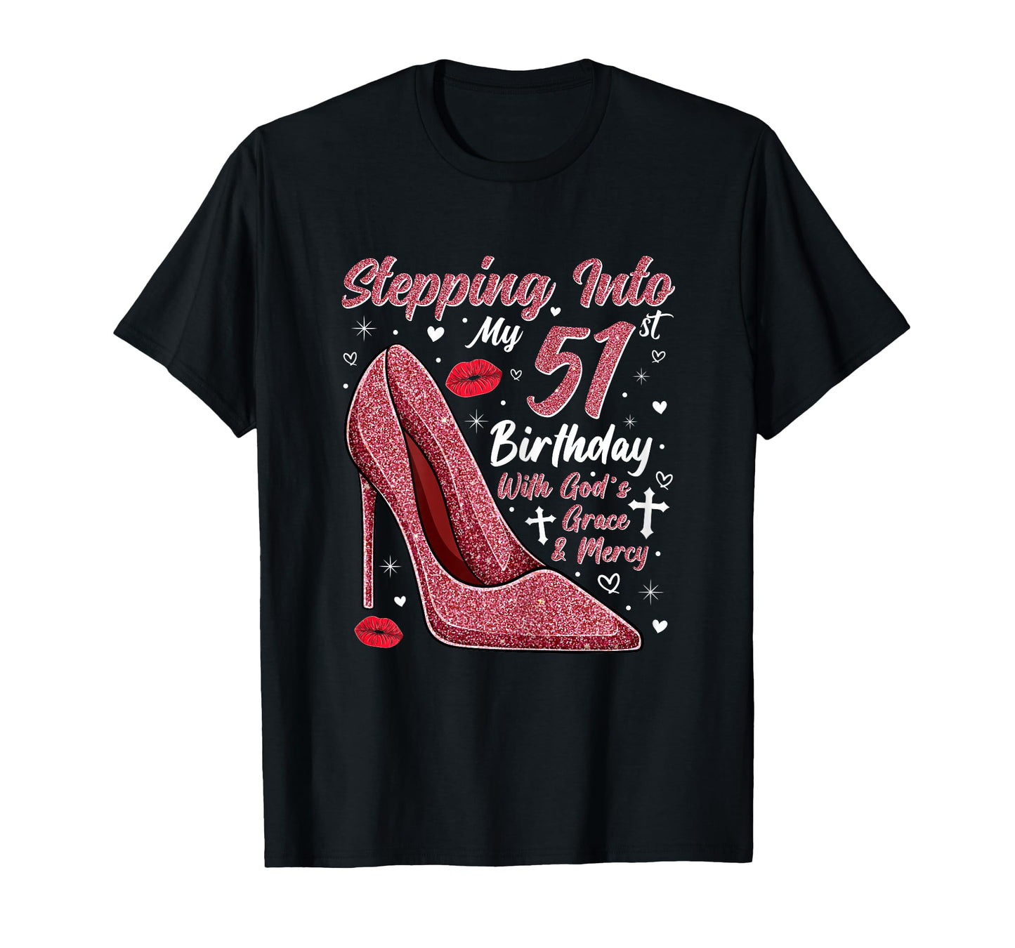 Stepping Into My 51st Birthday Ladies 51 Year Old T-Shirt