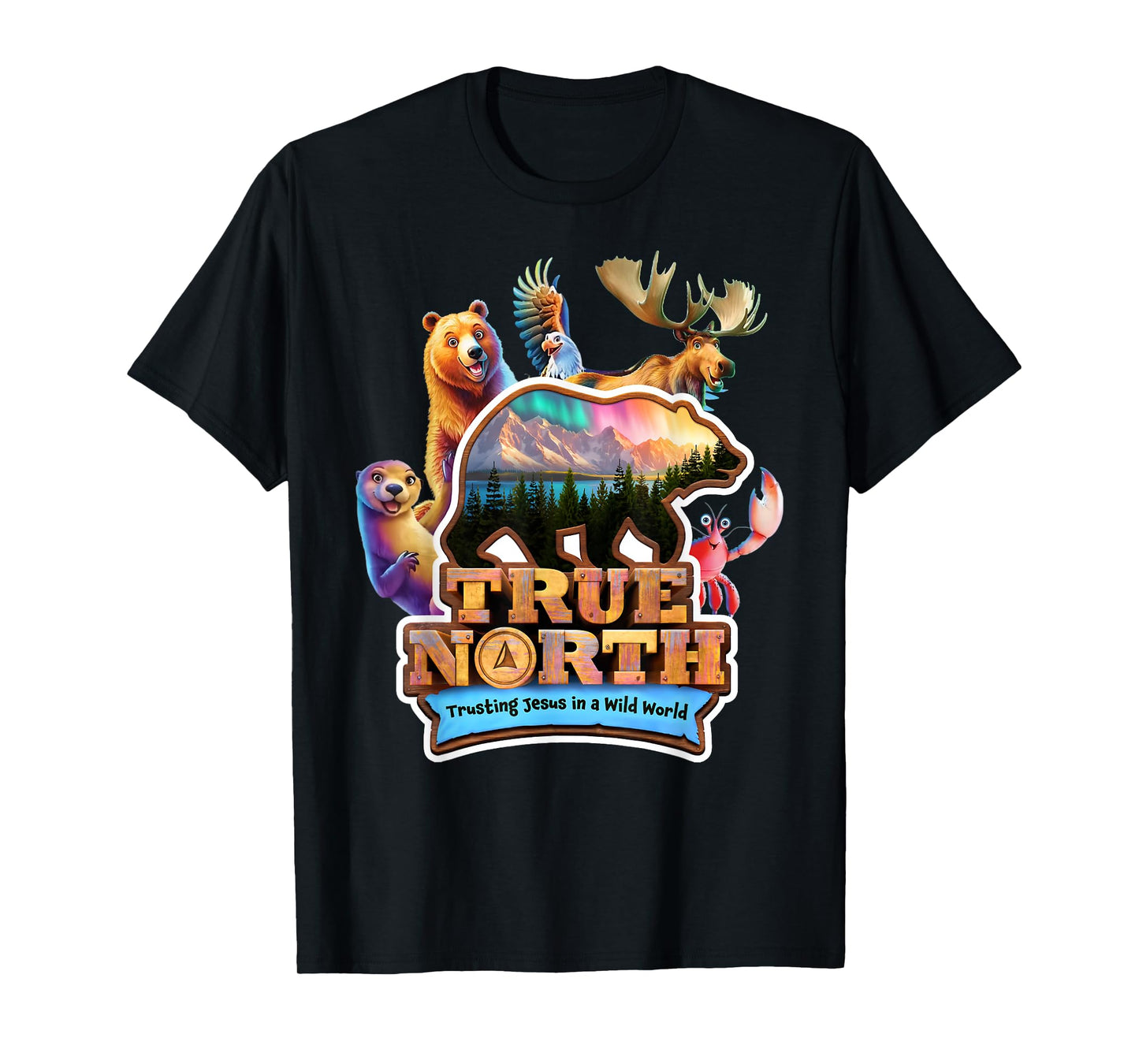 True North VBS 2025 Trusting Jesus Christian Camp T-Shirt