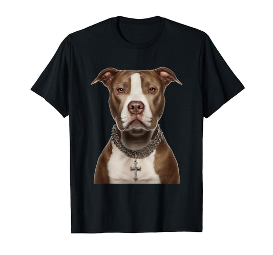 Christian Pitbull Dog Pit Bull Pittie Cross Religious T-Shirt