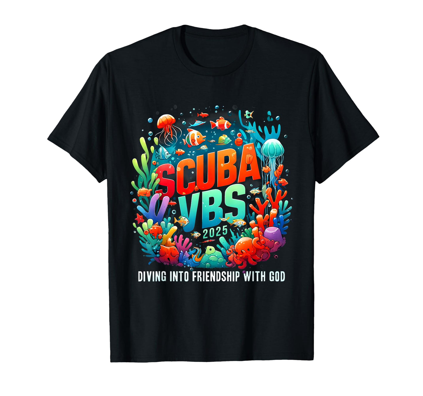 VBS 2025 Scuba Diving Into Friendship With God T-Shirt