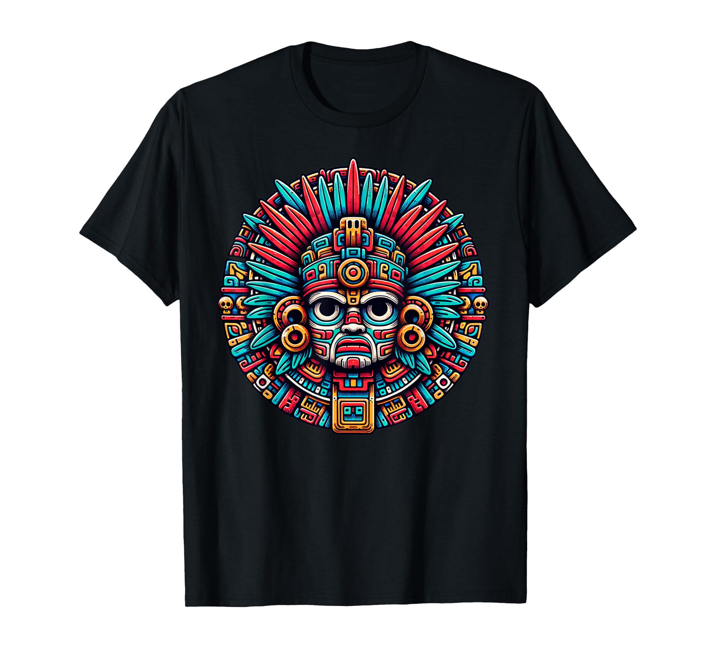 Aztec Mythological God and king of Mictlan Apparel Mictlantecuhtli Aztec God And Ancient Aztecs Mythology T-Shirt