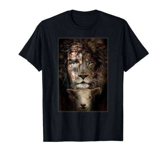 Jesus Lion Lamb Christian Lover T-Shirt