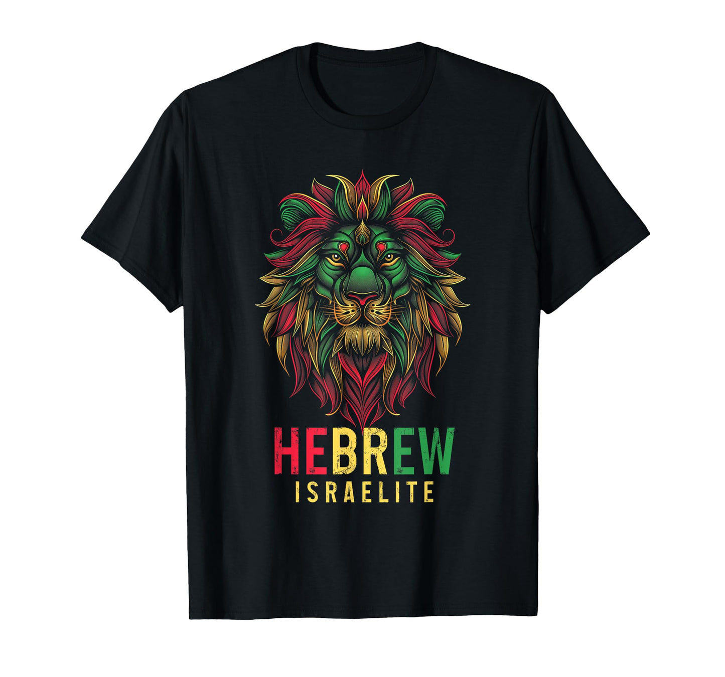 Hebrew Israelite Lion Of Judah Tribe YHWH Jew Jewish Yah T-Shirt