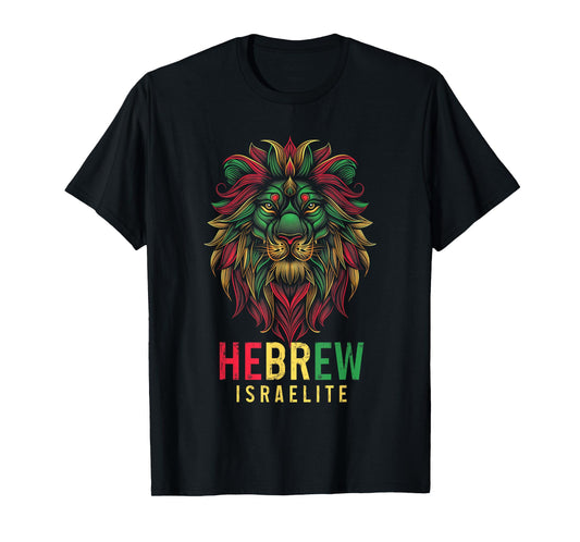 Hebrew Israelite Lion Of Judah Tribe YHWH Jew Jewish Yah T-Shirt