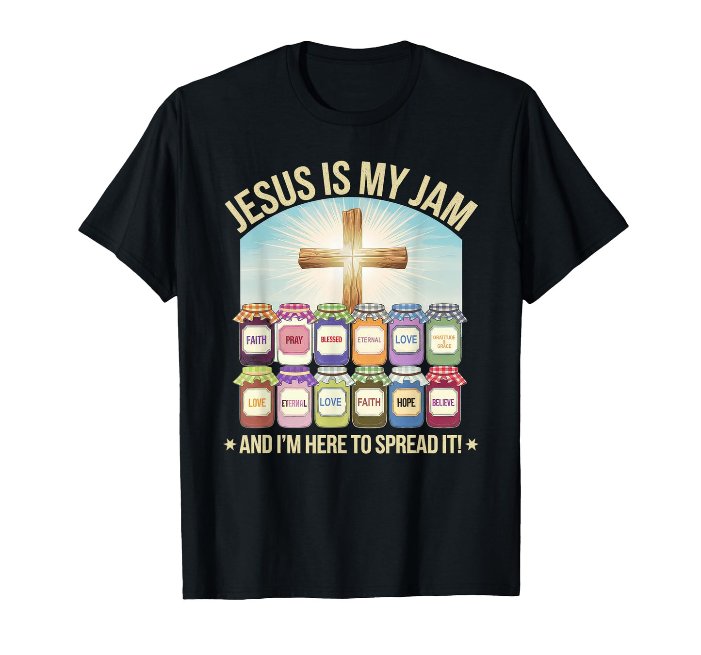 Jesus is My Jam Tshirt Men Women Christian Bible Verse T-Shirt