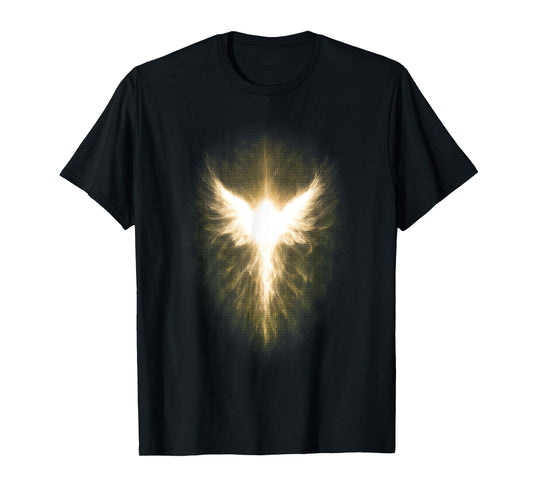 Catholic Christianity Guardian Angel Divine Flower Bible T-Shirt