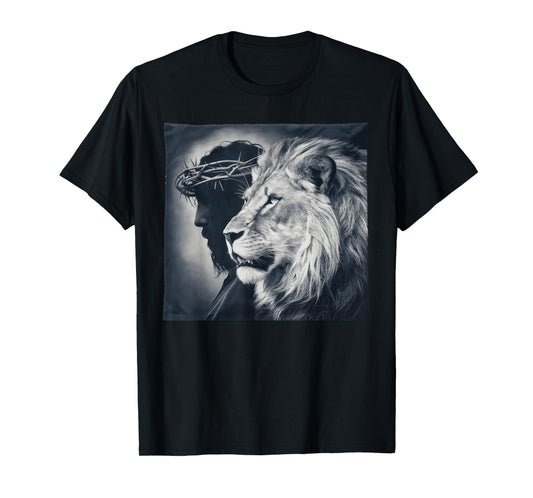 Lion of Judah Christian Cross T-Shirt