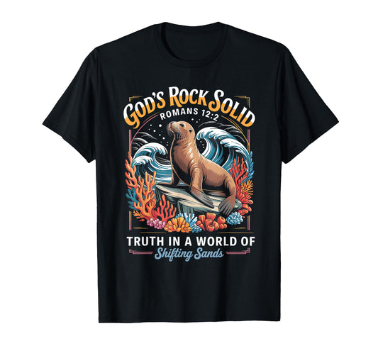 Breaker Rock Beach Christian God's Rock-Solid Truth VBS 2025 T-Shirt