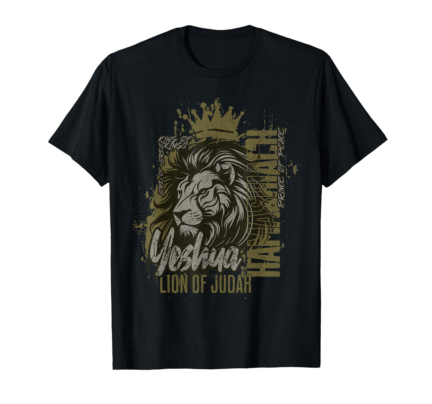 Yeshua Hamashiach Lion of Judah Messianic Hebrew Jesus T-Shirt
