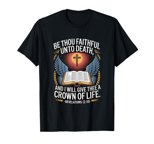 Be Thou Faithful Until Death and i Shall give You a Crown... T-Shirt