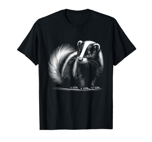 Skunk Lover Art Design For Men And Women T-Shirt