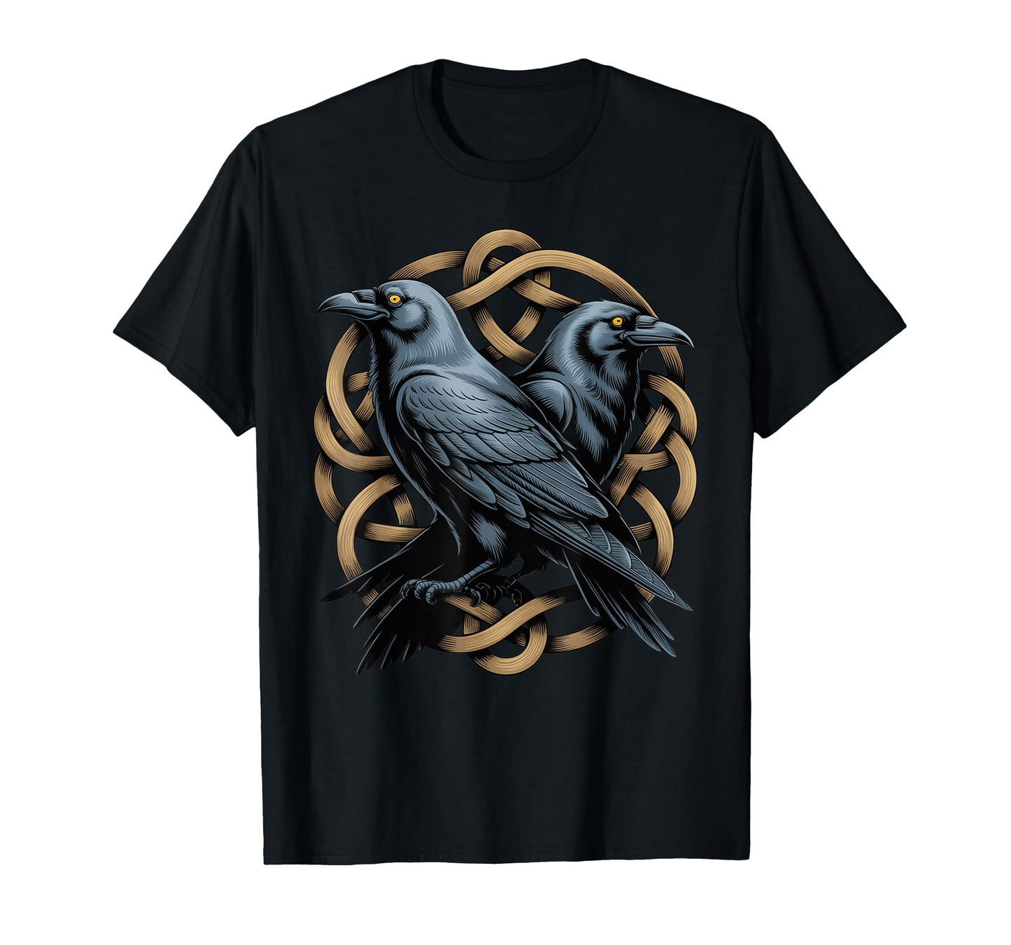 Norse Knotwork - Odins Raven Viking Midgard Thor Walhalla T-Shirt