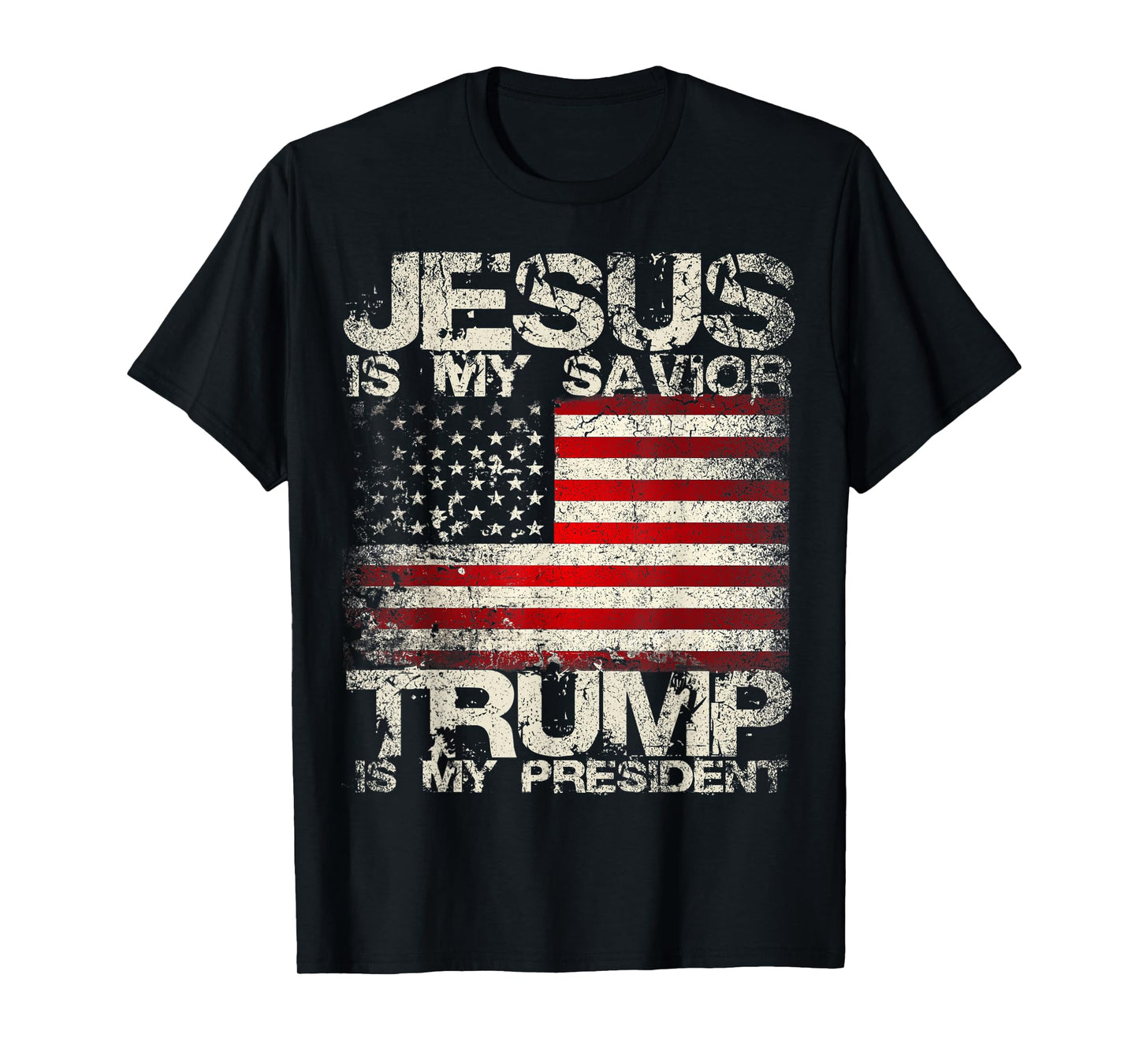 Epic 2024 Jesus Is My Savior Trump Is My President T-Shirt
