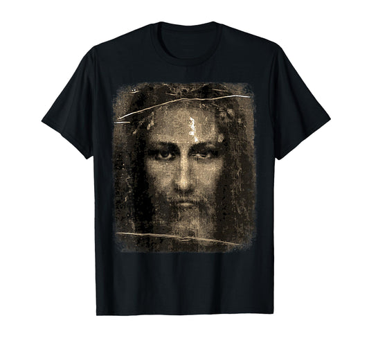 Shroud Of Turin Jesus Holy face vintage T-Shirt