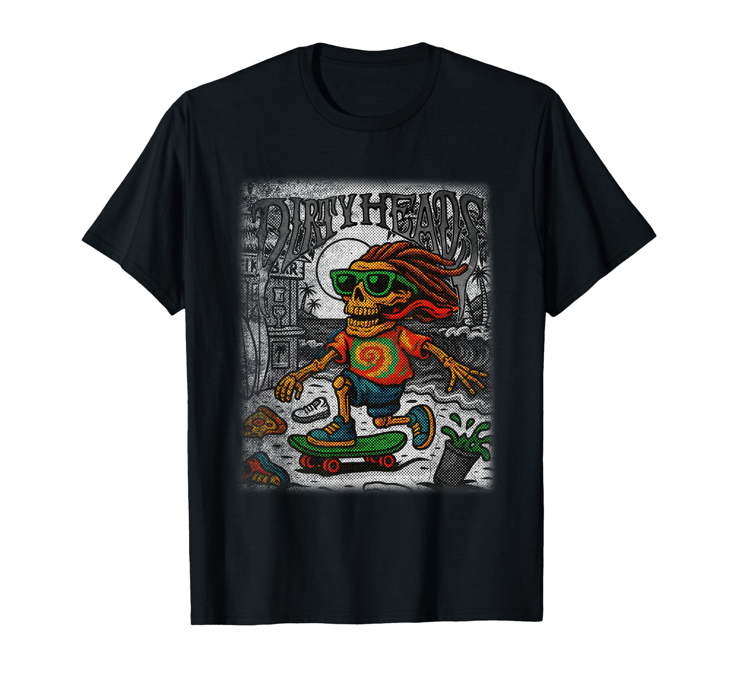 Vintage Dirty Heads in retro Funny style T-Shirt