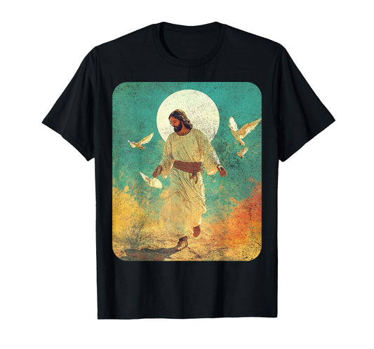 Jesus Christ Graphic Design T-Shirt