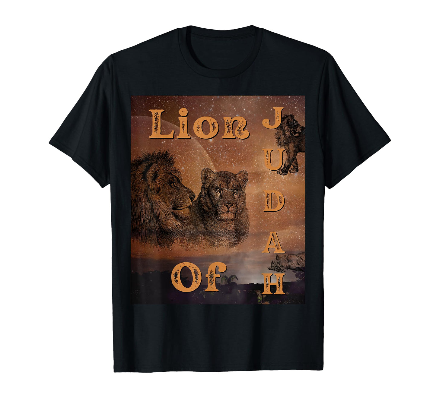 Lion of Judah Untamed Majesty Faith-Inspired Symbolism T-Shirt